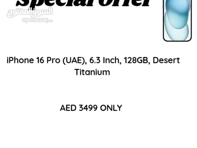 iPhone 16 pro 128