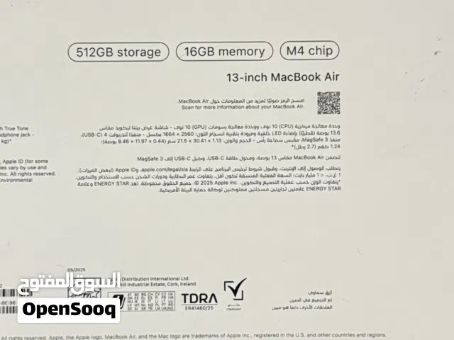 MacBook air  M4