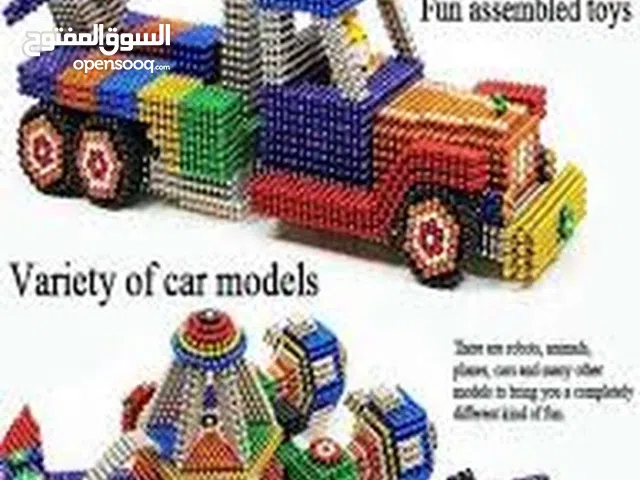 ليجو حبيبات مغناطيس ملونه  خرز 3 ملي ذكاء مونتسيري تشكيل النماذج و مجسمات متناهية الصغر.