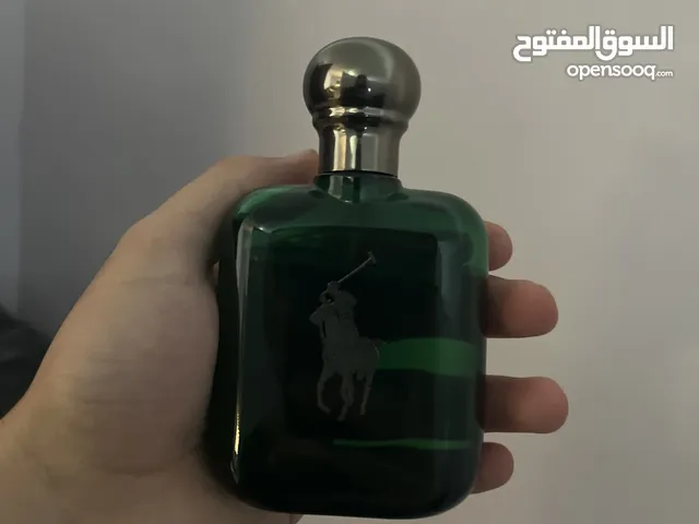 عطر بولو قرين ( polo green) اصلي من أميركا قنينة شبه كاملة بسعر حرق