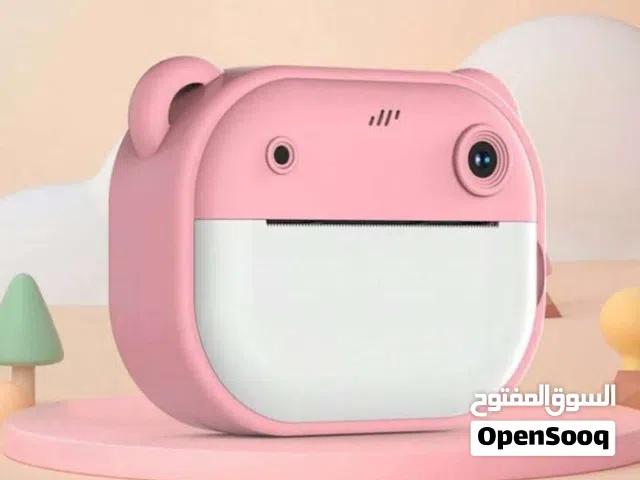 اطبع صور اطفالك فورا واحفظها على الكاميرا الخاصه باطفالك تعمل على الشحن تحتوي العاب واصوات رولات