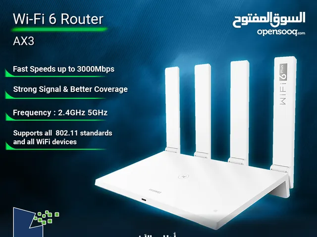 راوتر انترنت شبكات انترنت وايرلس هواوي  Huawei wifi 6 router ax3