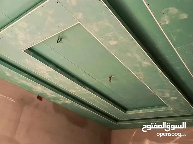جبس جبسم بورد سمنت بورد سقف مستعار ديكورات