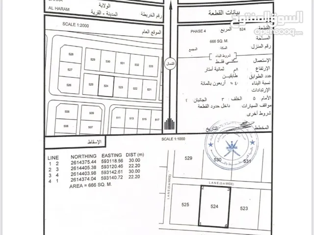 ارض من المالك ف الهرم موقع ممتاز مع جميع الخدمات مساحه 666 متر مكان سكني