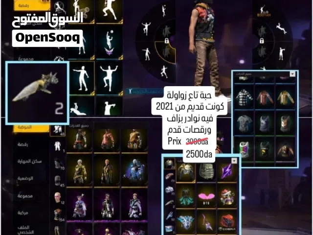 Free Fire Accounts and Characters for Sale in Algeria