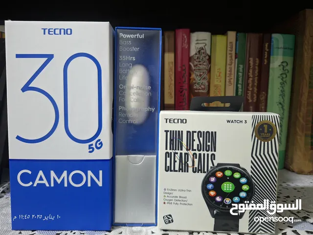 هاتف مستعمل 4 أشهر + سماعات + ساعة