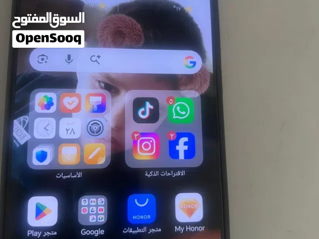 هونر اكس 9d جديد مستعمل شهر واحد مع كارتون وشاحن