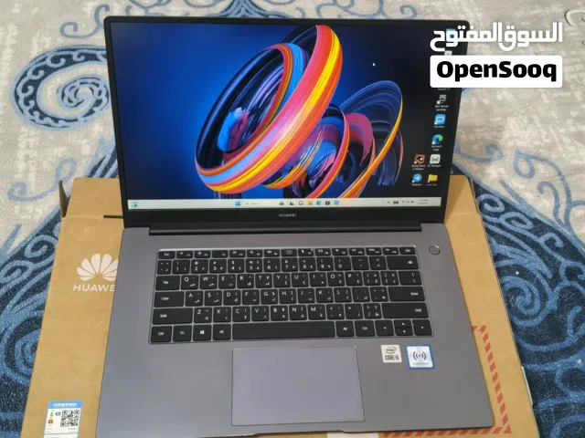 Huawei MateBook D15 Core i5 – نظيف جداً – SSD 512 – استخدام خفيف