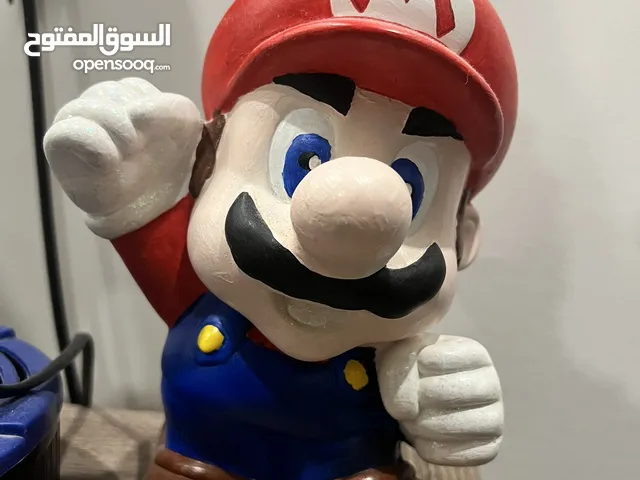 Mario 22cm tall, dragon 19cm 26 width