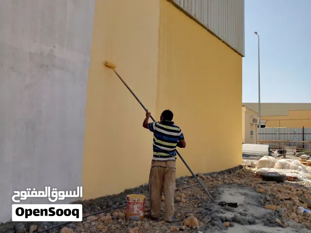 House villa apartment painting work صبغ داخلي وخارجي