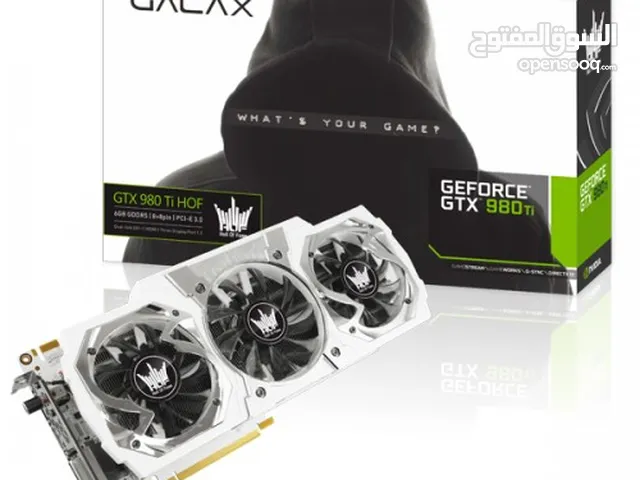 GEFORCE GTX 980 TI HOF Hall of Fame (HOF)