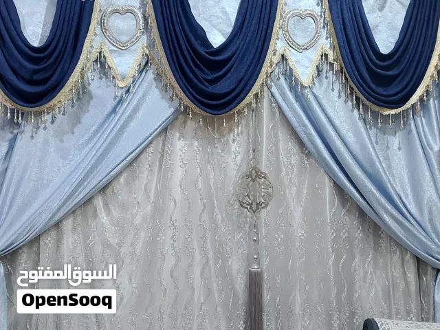 "بردة فخمه للبيع – قماش عالي الجودة وألوان أنيقة تضيف لمسة جمال وفخامة للغرفة بسعر مناسب جدآ