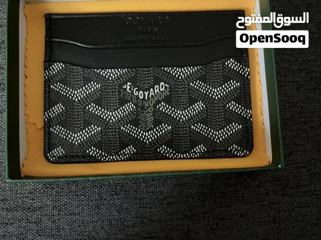 Black goyard card holder