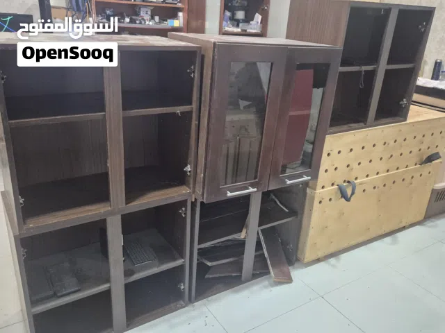 Headline: 5 Sets Available: Premium Dark Wood Kitchen Wall Cabinets Body: