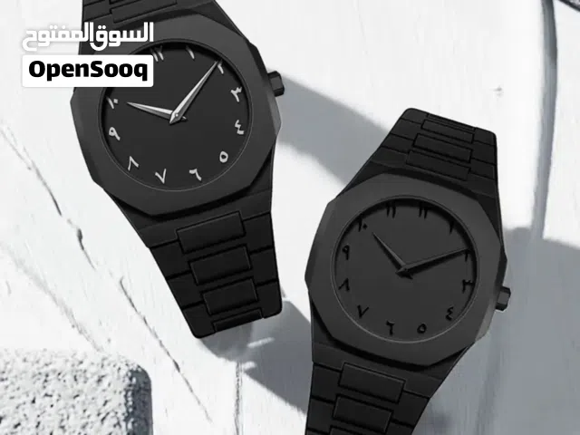 Men’s & women’s Black Arabic Quartz Watch for sell