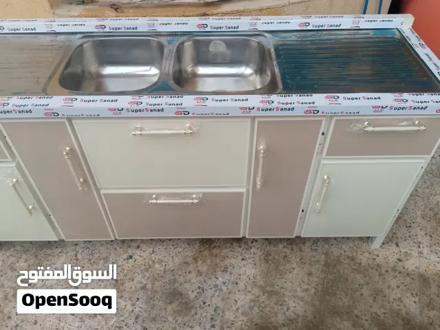 سنك مترو90 سم ستيل جديد