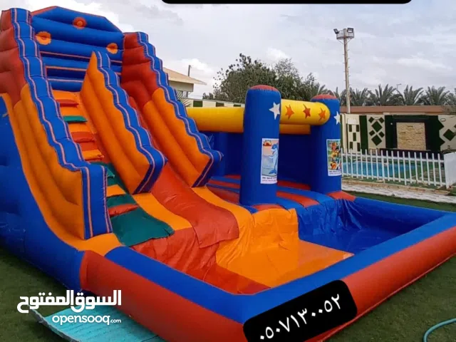 ملعب صابوني نطيطه زحليقه مائيه اللإجار نطيطات العاب هوائيه