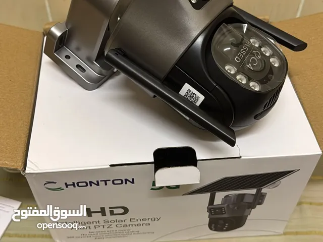 للبيع كاميرا على الطاقه الشمسيه ب15 وحده عدستين والثانيه عدسه ب10 + كشاف مع قاعده وريمون على الطاقه
