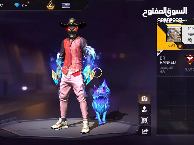 حساب فري فاير للبيع او تبديل ولبيع بي 150