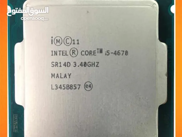 معالج جيل رابعi5 4670 الكارت الشاشه داخلي اسم الكارت hd4600