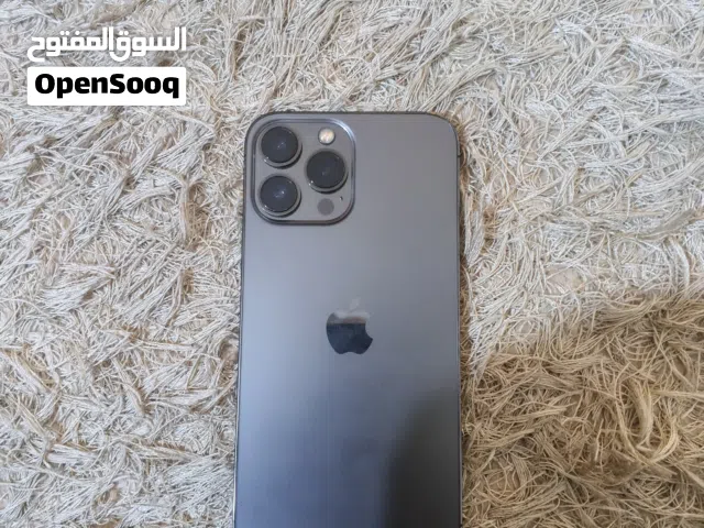 ايفون 13 برو ماكس  ذاكرة 256 بطارية 75 الجهاز كلش نظيف واستعمالة كلش ممتاز لون رمادي نسخة شرق اوسط