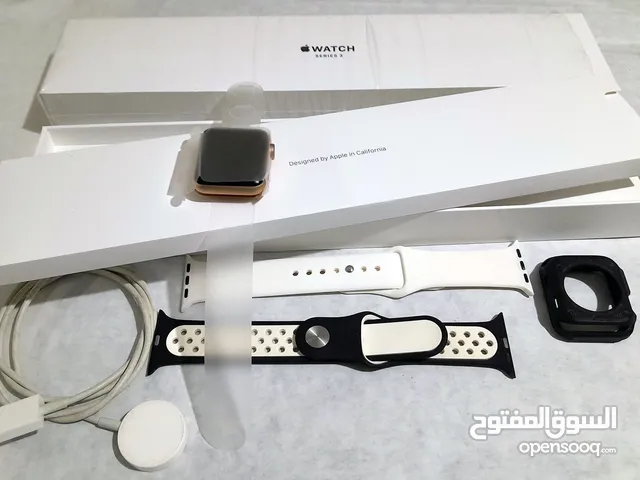 New Apple Watch series 3 Silver Aluminum 38mm Case Sport Band White