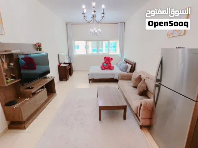 Studio for rent with all bills in Ajman one towers استديو مفروش للإيجار الشهري شامل جميع الفواتير