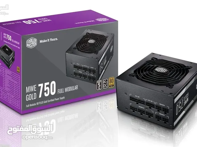 باور سبلاي كولر ماستر لأجهزة الجيمنج 750 واط حقيقي COOLERMASTER 750W 80+ GOLD V2 GAMING POWER SUPPLY