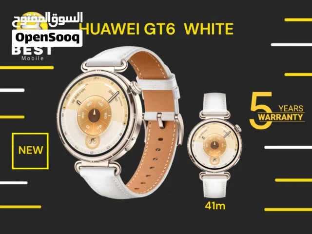 متوفره الأن جديد هواوي جي تي 6 ابيض // Huawei gt6 white 41m new