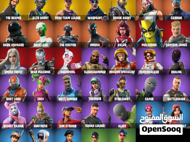 حساب فورت 40 سكن سيزون الثالث كامل طور الزومبي