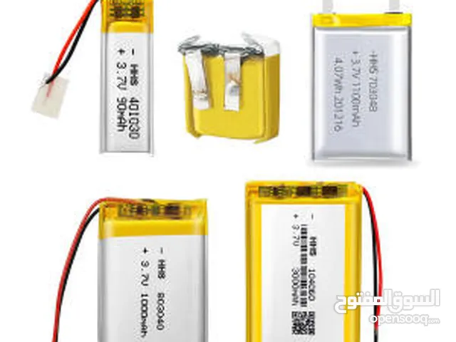 Lipo Battery Rechargeable Lithium Polymer ion Battery 3.7V بطاريات ليثيوم للاجهزة الالكترونية