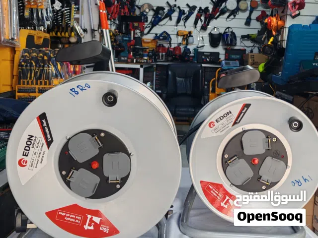 محول كهرب واير كيبل كهرباء Extension Reel electrical wire شركة ايدون edon 25m و 50m متر 3 بلكات