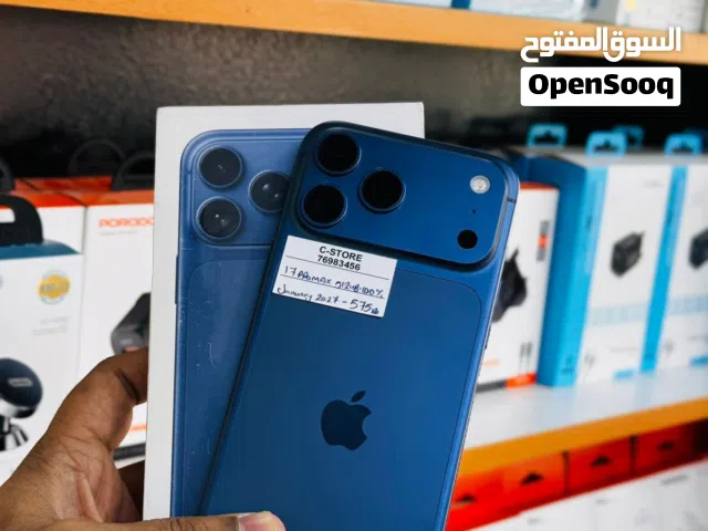 iPhone 17 pro max -512 GB - Good condition available ,100% Bh - warranty January 2027