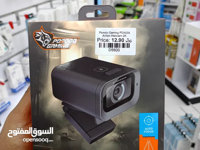Porodo Gaming 2K 30fps Auto Focus Webcam with  *contact us number *