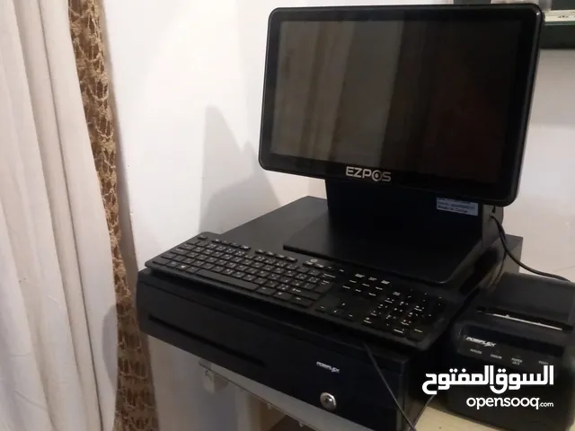 نقطة بيع مع طابعة وكامل الاغراض