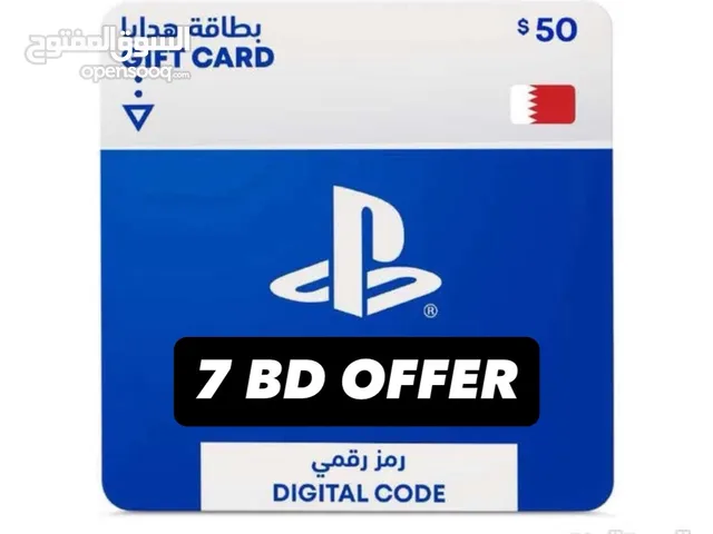50$ 20$ and 10$ PlayStation card for sale in discount price