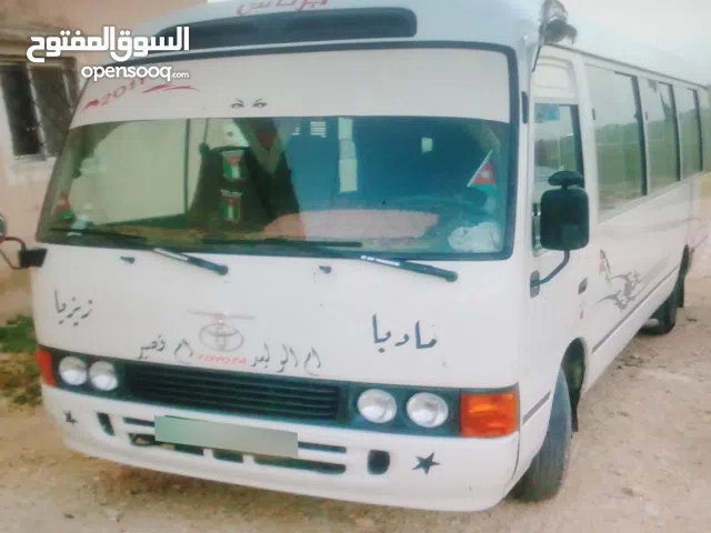 ثلاث باصات كوستر تويوتا للبيع مع الخط مع سرفيس