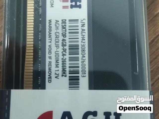 رام 2666 DDR4 4G شرحتين كمبيوتر مكتبي