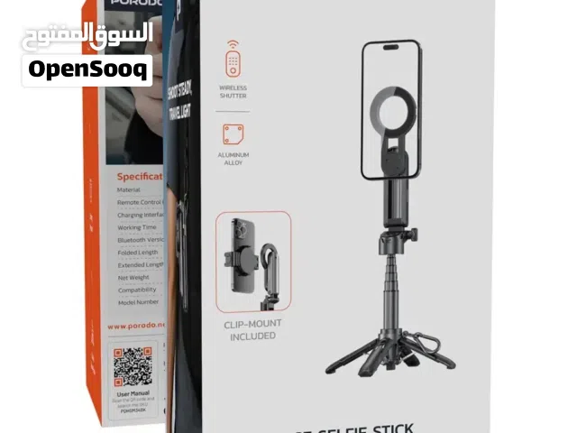 ستاند + عصا سيلفي احترافية بثبات عالي 360 درجة بدون اهتزاز