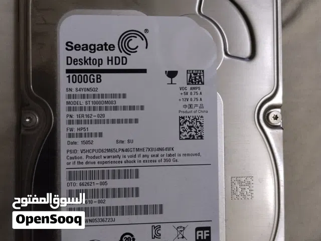 هاردسك مستخدم 3.5 انش 1 تيرا  ينفع لـ PC والكاميرات  بسعر  5ريال شامل التوصيل-موقعنا الخوض