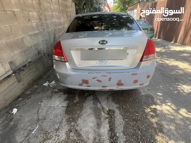 كيا سيراتو موديل 2007/تيسر 2008 السياره ماشاء الله بصلاه على النبي السياره بدها دهان وافحص وين بدك