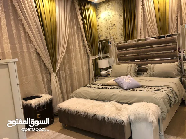 غرفة نوم جديده تفصال 150 نفرينخشب كويتي مع تنجيد