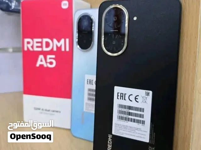 ريدمي A5 جديد بالكرتونة 128و 64  جيجا 8 رام مكفول سنة متوفر توصيل وهدايا