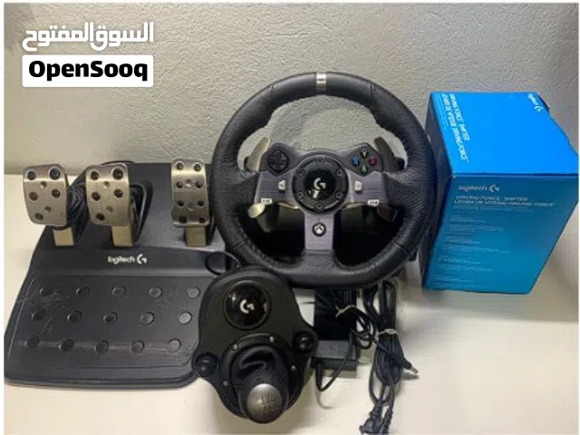 Logitech G920  كامل بالشيفتر والكرتونة حالة ممتازة مثل الجديد بالظبط ومتاح ومعاينة