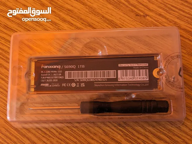 إس إس دي فانشيانغ 1 تيرا SSD NVMe M.2 جديد ومقفول بالبلاستيك (متغلف).