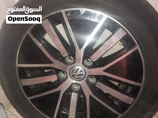 جنط فولكس فاجن اصلي مع اطار مستعمل