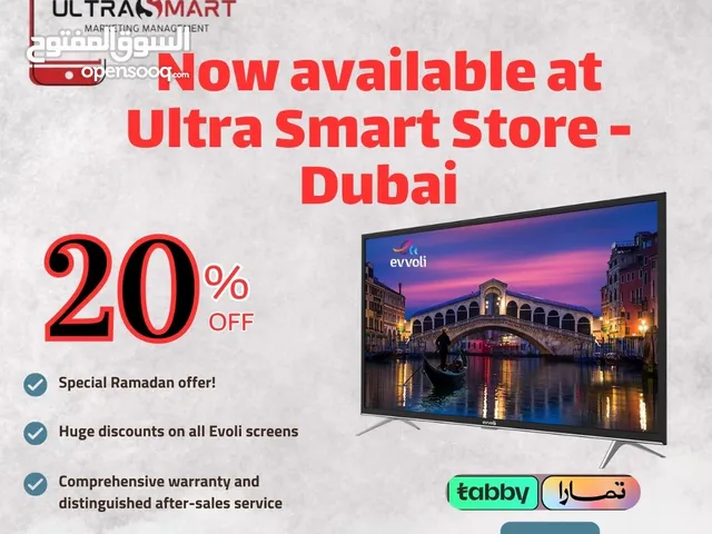 TV 32INCH SMART QLED DOLBY BRAND YAITALIAN WARRANTY 2 YEARS