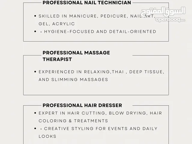 Stuff for beauty salon
