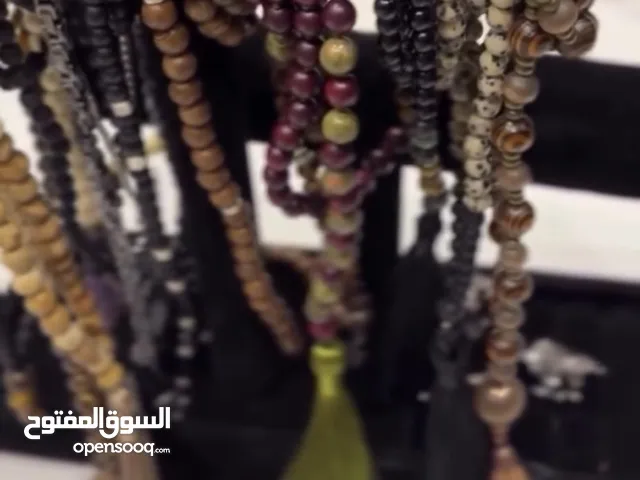 Rosary, Mens necklace, natural stones, wooden.