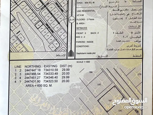 Residential Land for Sale in Al Sharqiya Jalan Bani buhassan